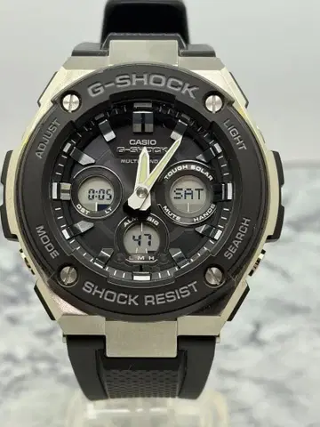 CASIO G-SHOCK GST-W300 전파 솔라 메탈 아날로그 디지털