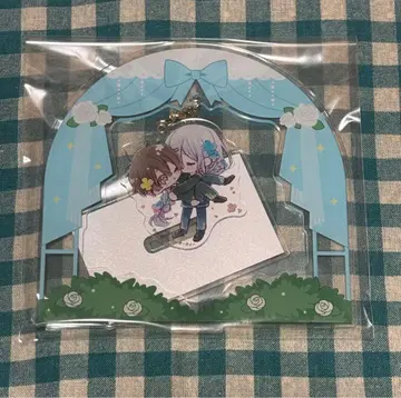 플라워 아치형 흔들흔들 아크릴 스탠드 하노타노하