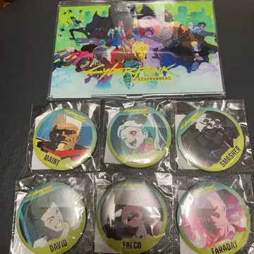 사이버 펑크 제비뽑기당 아크릴 스탠드 캔뱃지 묶음 판매