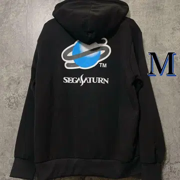 새상품 세가 새턴 후드티 풀오버 M SEGA 레트로 게임
