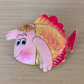 오요게 타이야키군 배지 브로치 후지TV