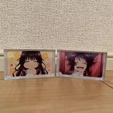 향기로운 꽃은 늠름하게 피다 아크릴 블록