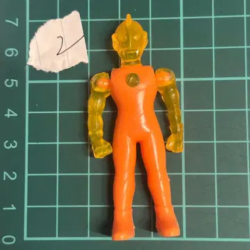 2 쇼와 레트로 울트라맨 플라스틱 소프트 비닐 인형 피규어 클리어 후지야