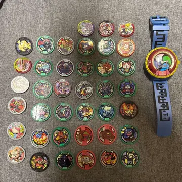 요괴워치 제로시키 요괴메달 39개 포함 레어메달 다수