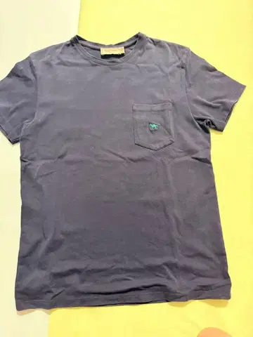 메종 키츠네 네이비 티셔츠 S