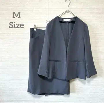 내추럴 뷰티 베이직 스커트 셋업 세탁 가능 얇은 소재 그레이 M