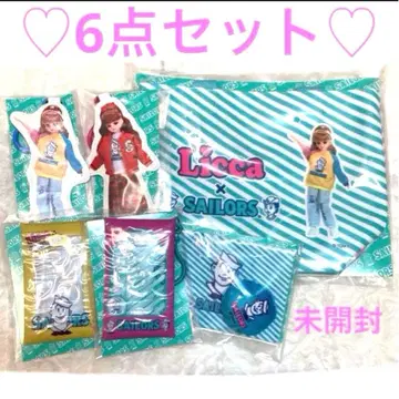 Licca x Sailors 리카짱 세일러즈 복권 6세트 토트