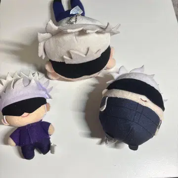 고죠 사토루 봉제 인형 3개 묶음 판매