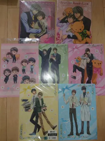 미개봉 애니메이션 순정 로맨티카 클리어 파일 세트 나카무라 슌기쿠