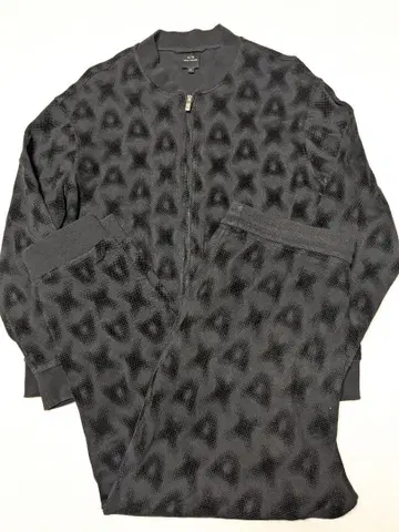 ARMANI EXCHANGE 올오버 플록 로고 셋업