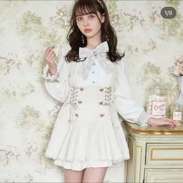 리즈리사 메시지 리본 트위드 셋업