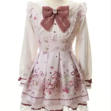 리즈리사 ManyHearts Afternoontea 셋업 핑크