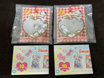 산리오 바스락 프레이크 씰풍 참 가챠 헬로키티