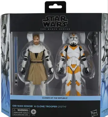 STAR WARS 한정판 오비완 케노비 & 클론 트루퍼 212