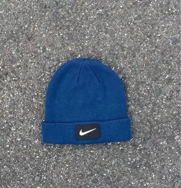 00s90s NIKE 니트 모자 비니 레어 센터 로고 vintage