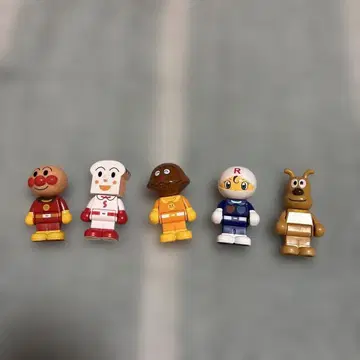 호빵맨 피규어 블록 5체 세트