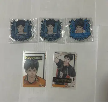 하이큐 카게야마 토비오 아크릴 배지 카드