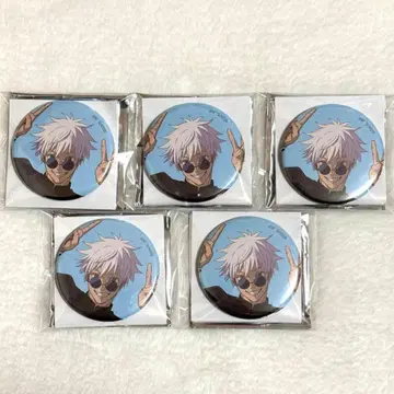 애니메이션 주술회전전 캔뱃지 고죠 사토루 x 5