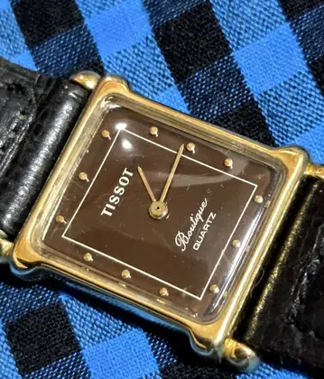 D6677 티쏘 부티크 여성용 쿼츠 앤티크 새상품 배터리