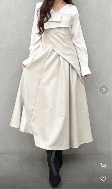 이소재 도킹 랩 원피스 머큐리 듀오