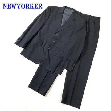 뉴요커 수트 셋업 블랙 울 A6 C2746