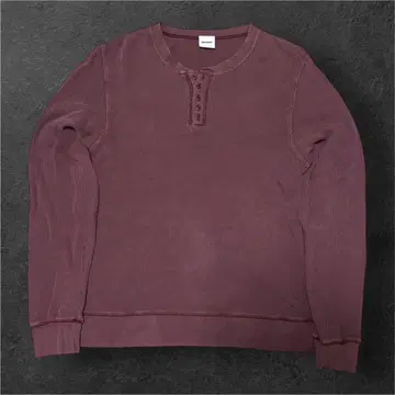 WISH FOREVER 헨리넥 써멀 롱T 그런지 스트릿