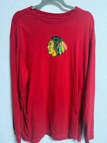 Reebok 시카고 블랙호크스 롱 T