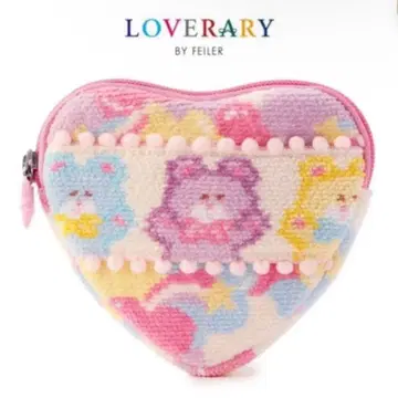 [새상품] 페이러 스위머 콜라보 드리미 베어 하트형 파우치