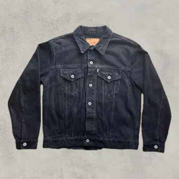 초레어 Backers production 블랙 데님 자켓 40