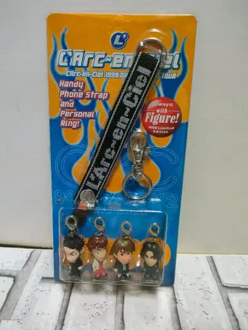 레어! L'Arc-en-Ciel 1999 피규어 스트랩 헤이세이 레트로