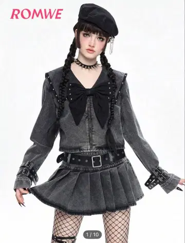 SHEIN 지뢰 서브지라 고스로리 셋업