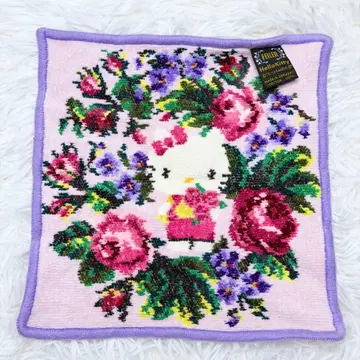 FEILER 다카라즈카 대극장 헬로키티 꽃무늬 손수건