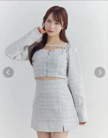 블루 트위드 셋업