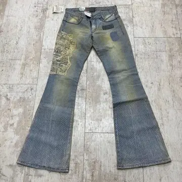 새상품 PARASUCO 파라스코 부츠컷 데님 스트라이프 28