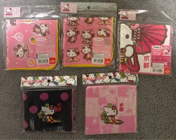 5장 세트 지역 한정 키티 교토 한정판 헬로키티 타월 손수건 거즈 손수건