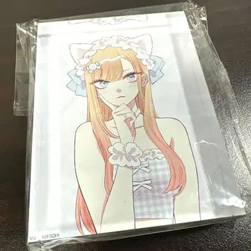 그 비스크 돌은 사랑을 한다 반 아크릴 블록 블루 키티