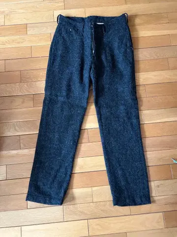 45rpm 다크 그레이 슬랙스 린넨 울 혼방 36 사이즈