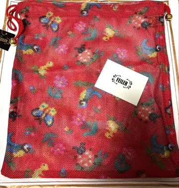 [새상품] 한정품 FEILER 페이러 하이디 메쉬 복조리 레어 레드