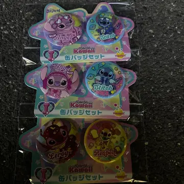 릴로 앤 스티치 캔뱃지 세트