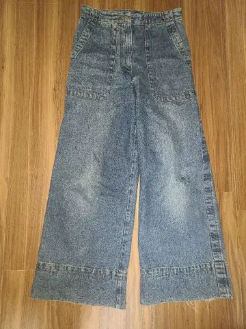 DRIES VAN NOTEN 와이드 데님 팬츠 size34 riri 지퍼