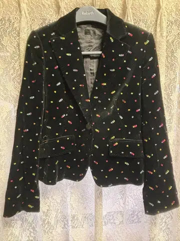 폴 스미스 꽃무늬 자수 테일러드 자켓