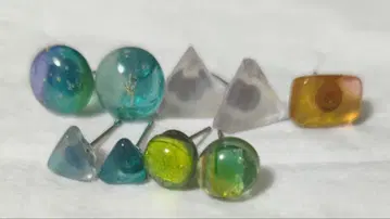 prism glass 귀걸이 세트