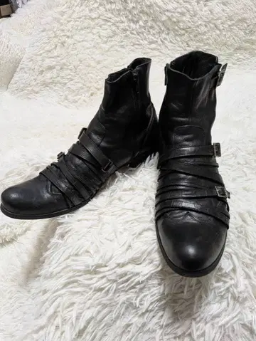 후프디두 엔지니어 부츠 가죽 본지티 올 가죽 사이즈 26cm