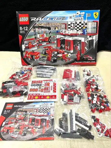 단종 LEGO 8672 레고 레이서 페라리 피니시 라인