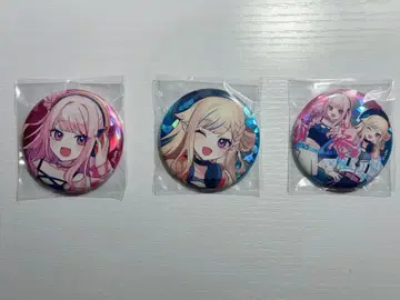 히메히나 애니메이트 한정판 스트릿 ver. 홀로그램 캔뱃지 3개 세트