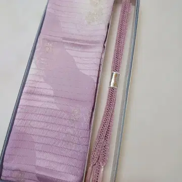 여름용 오비 장식 천 허리띠 세트 순수 실크 미사용 NH18