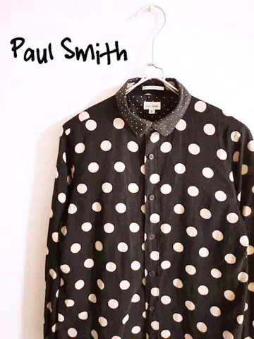 D221771 폴 스미스 도트 무늬 롱 슬리브 셔츠