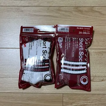 훼미리마트 히로시마 카프 라인 양말 25-28cm 2족 세트