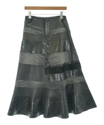 준야 와타나베 롱 맥시 길이 스커트 여성용