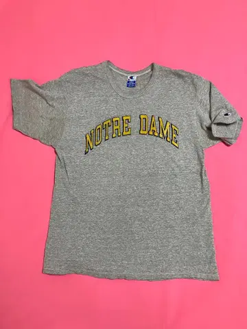 Champion NOTRE DAME 티셔츠 L 88/12 usa제